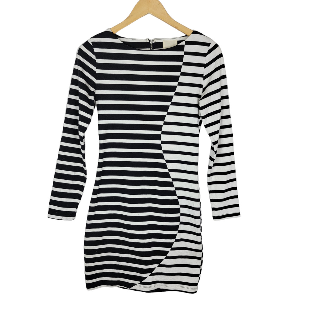 Band of Outsiders Wavy Striped Mod Bodycon Dress